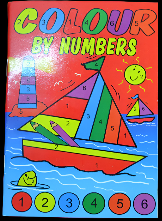 Colouring Numbers Colouring Book For Kids