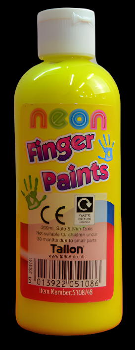 Neon Finger Paint