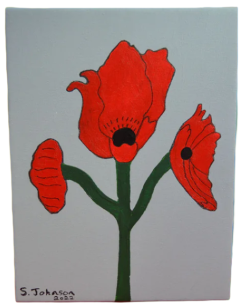 Poppy Art by Steve Johnson